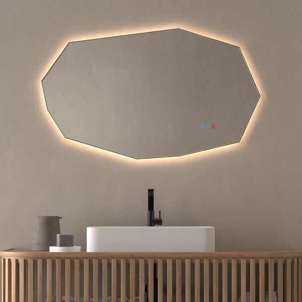 Espejo led Poligonal