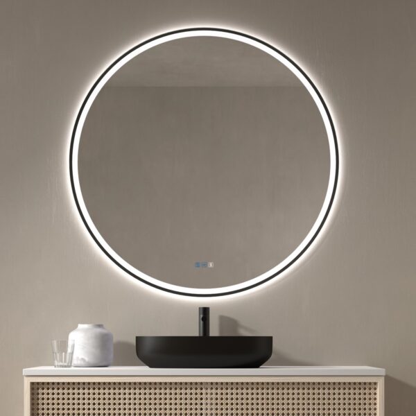 Espejo led redondo retroiluminado