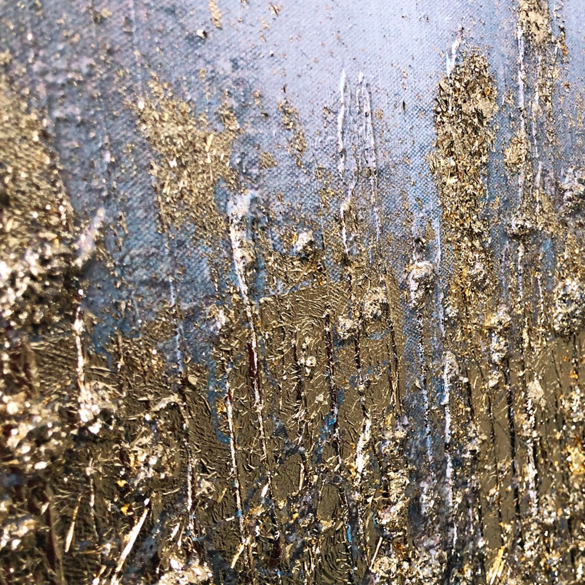 Cuadro Abstracto Moderno Blue Art 150x70 - Imagen 4