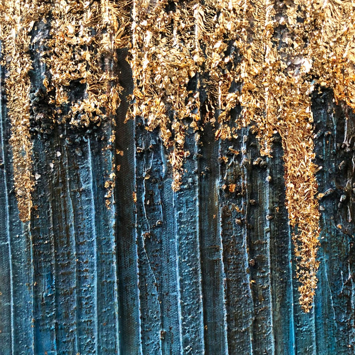 Cuadro Abstracto Moderno Blue Art 150x70 - Imagen 6