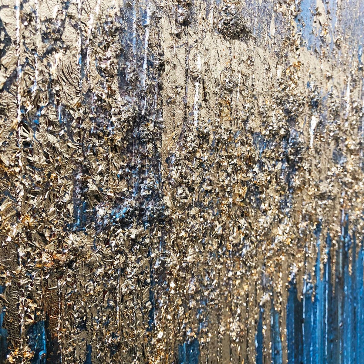 Cuadro Abstracto Moderno Blue Art 150x70 - Imagen 3