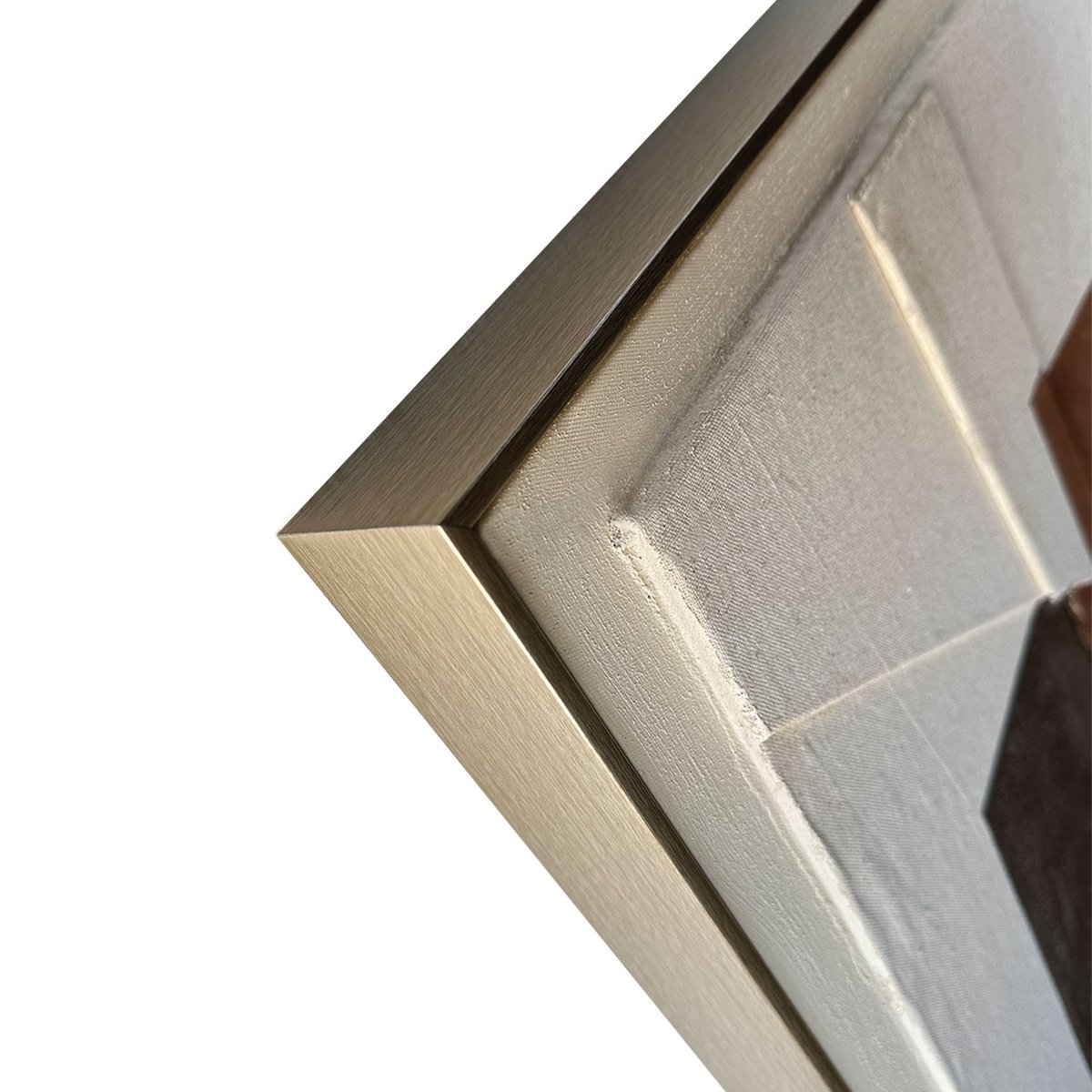 Cuadro Abstracto geométrico Brown Shapes 60x80 - Imagen 8