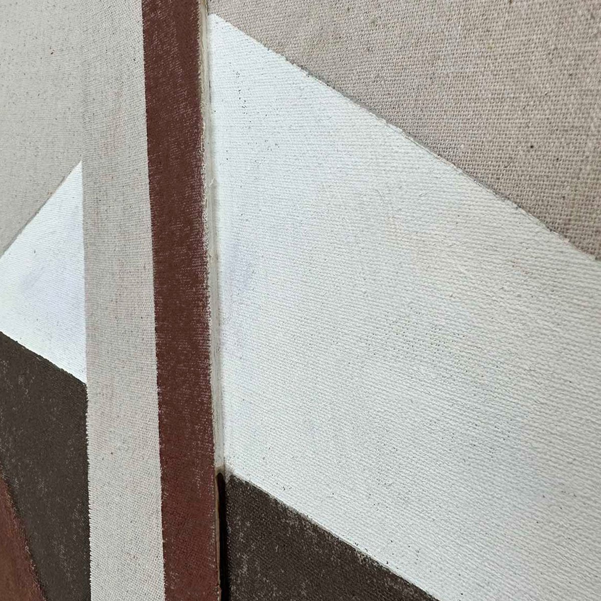 Cuadro Abstracto geométrico Brown Shapes 60x80 - Imagen 6