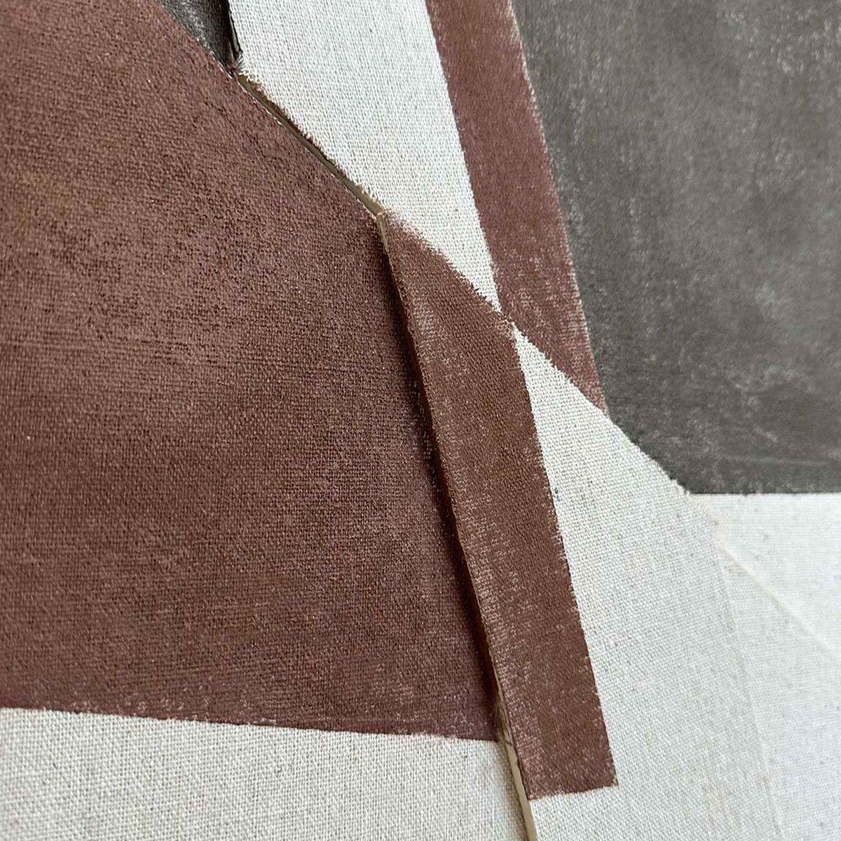 Cuadro Abstracto geométrico Brown Shapes 60x80 - Imagen 4