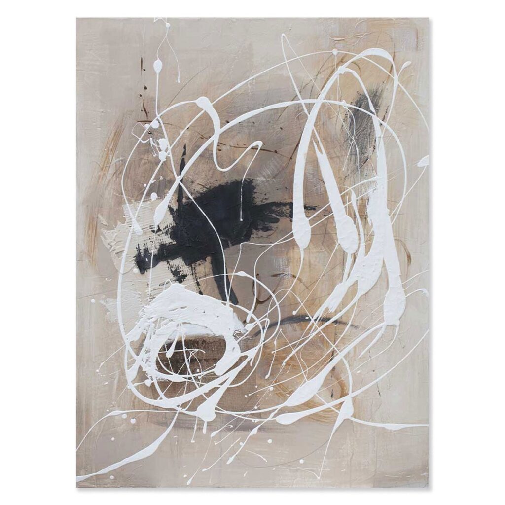 Cuadro Abstracto Decorativo Cream 90x120 - d