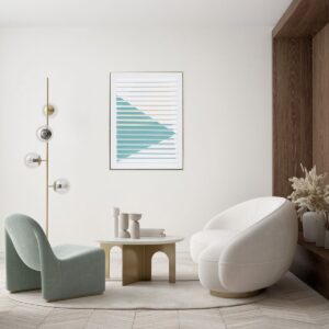 Cuadro Abstracto Moderno Bauhaus 2 60x80