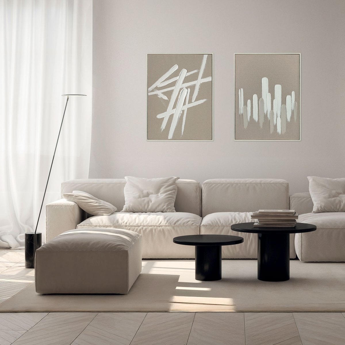 Cuadro Abstracto Moderno Cross 60x80 - Imagen 2