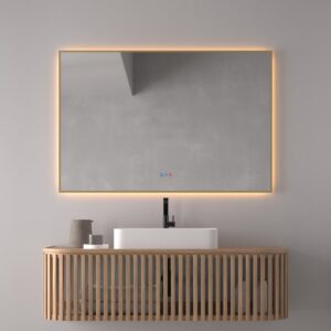 Espejo led Iguazú Oro