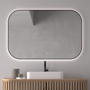 Espejo led Menorca Mediterranean Negro