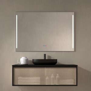 Espejo led Reims Mate cepillado