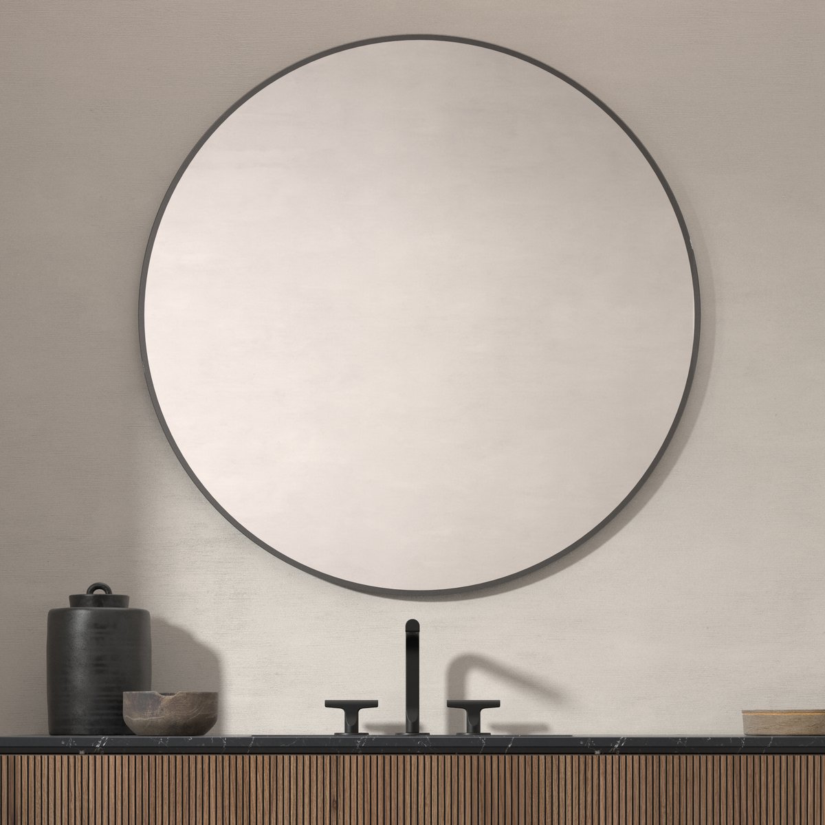 Espejo Budapest Negro